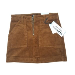 BLUESPICE Corduroy Mini Skirt NEW